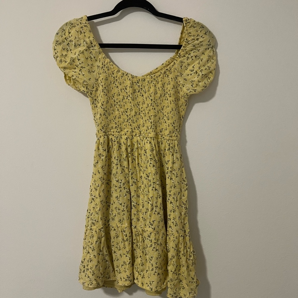 Floral Yellow Dress